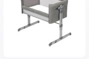 Joie Roomie Glide Bedside Crib Foggy Grey