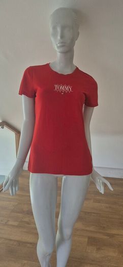 Tommy jeans essential logo slim fit t-shirt(sizeS)