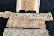 Handmade Aged lace, Antique lace bundle