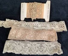 Handmade Aged lace, Antique lace bundle