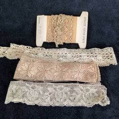 Handmade Aged lace, Antique lace bundle