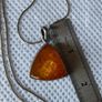 Vintage sterling silver Baltic amber necklace Image 3
