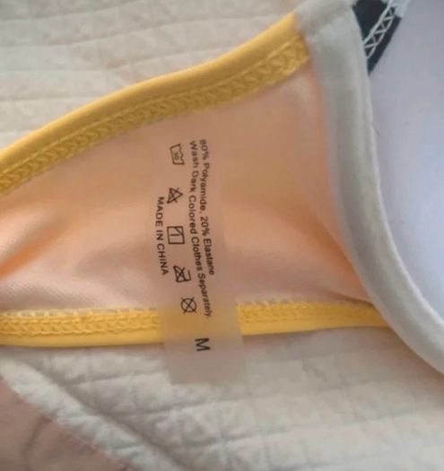 Yellow bikini size medium