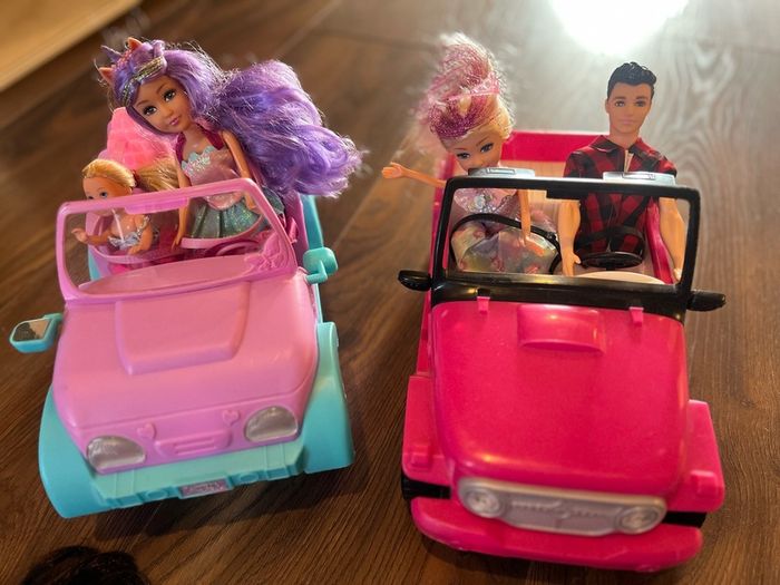 Barbie dolls and accessories
