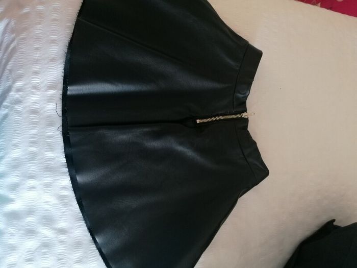 girls skirt Leather Look