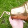 Vintage big Maritime Brass Ship Bell with Wall Mounted Image 2