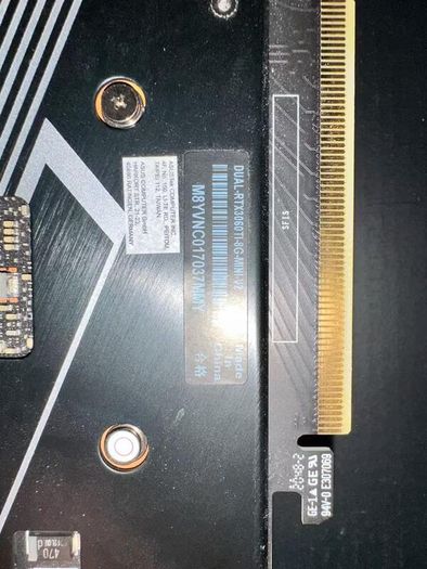Asus Nvidia Geforce Rtx 3060 Ti 8gb Graphics Card