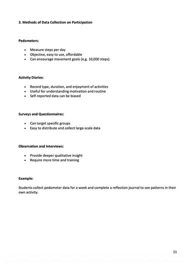 Leaving Cert Physical Education Institute Notes