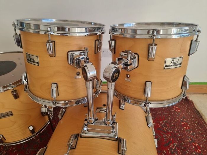 Pearl World Series WLX Natural Satin Drum Set Kit 12 13 16 22