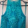 REDUCED - Unique Colour and Style - Never Worn Size 6/8 Aqua Green/Blue/Turquoise Debs/Occasion Dress from So Amazing Image 8
