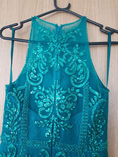 REDUCED - Unique Colour and Style - Never Worn Size 6/8 Aqua Green/Blue/Turquoise Debs/Occasion Dress from So Amazing