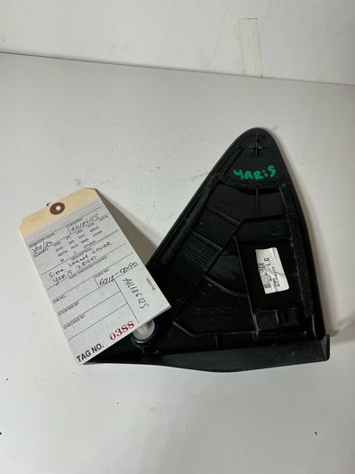 2019 Toyota Yaris Passenger Side Front Door Triangle Trim 60118-0d0190 A1l1b612s