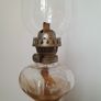 Antique Swirl Glass Oil Lamp Image 4