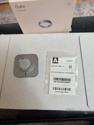 Oura 4 brushed titanium size 15( NEW)