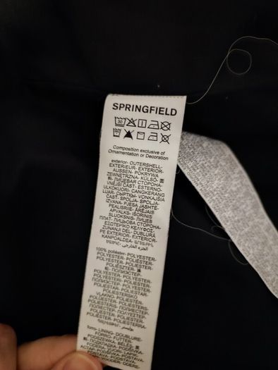 Springfield KIW Black Puffer Jacket - Size L
