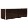 Garden Raised Bed Brown 240x80x77 cm Galvanised Steel Image 3