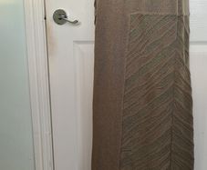 Horsan Mohair Mix Maxi Green Skirt size Small (10)