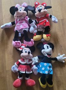 Minnie Mouse Plush Soft Toy Bundle x4 pieces