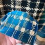 Caroline Kilkenny Luxury Printed Plaid Long Sleeve Top - Size 10 Image 6