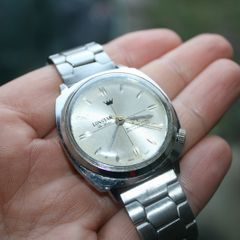 Lonstar Vintage De-luxe Antimagnetic Swiss Mechanical Hand Wound Watch Working