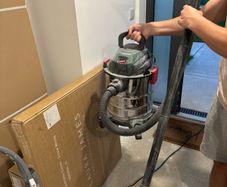 Free hoover , candle holder and canvas photo of cow