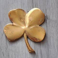 24 ct gold plated shamrocks