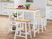 Bar Set 3 Pieces MDF White