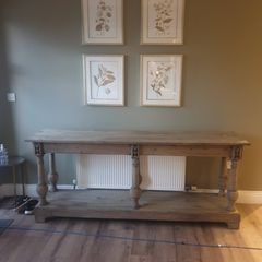Console Table Reclaimed Pine