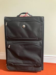 large black suitcase