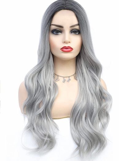 Wavy Wig For Women, Synthetic,27 Inch Pack Of 1 (multiple Colours Available, See Photos)