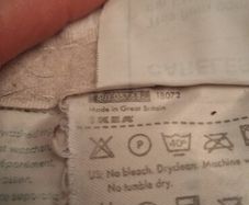 Ikea Klippan pouffe cream colour