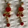 Earrings - Swarovski Crystal Pilgrim Danish Design Image 2