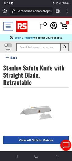 Stanley FatMax Retractable Knife