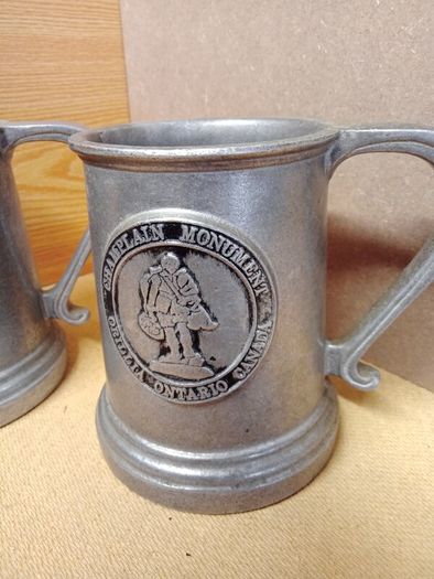 Champlain Monument  Tankard  x 2