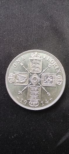 silver coin Florin 1914