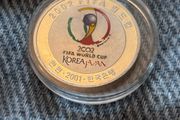 Silver Fine 999. coin 2002 World cup