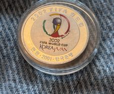 Silver Fine 999. coin 2002 World cup