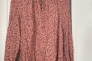 M&amp;S   Pink floral blouse BNWT