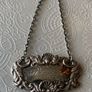 Rare Set  Irish Silver  Decanter Tag Image 2