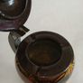 Vintage Lacquered Hand Decorated Globe Ashtray Image 4