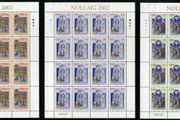 2002 Ireland Christmas Commemorative Stamp Sheetlets Plate 1A1A1A1A Mint Never Hinged (MNH)