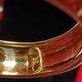 New 9k yellow gold band ring, size L1/2 Image 2