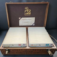 USA United States 50 States Quarters Cover Collection in Original Holder with COA