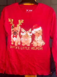 Age 7-8 dunnes Xmas longsleeve top