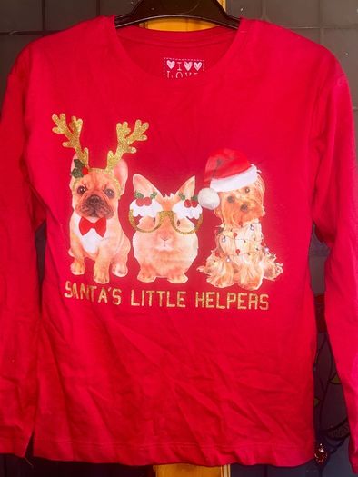 Age 7-8 dunnes Xmas longsleeve top