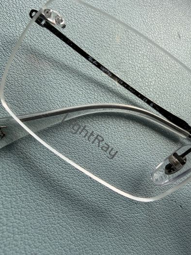 Ray Ban Optics Lightray RB8755 / RX8755 Eyeglasses Glasses- Gunmetal with Demo Lenses - As New
