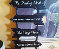 Harry Potter Diagon Alley Signpost Door Hanger