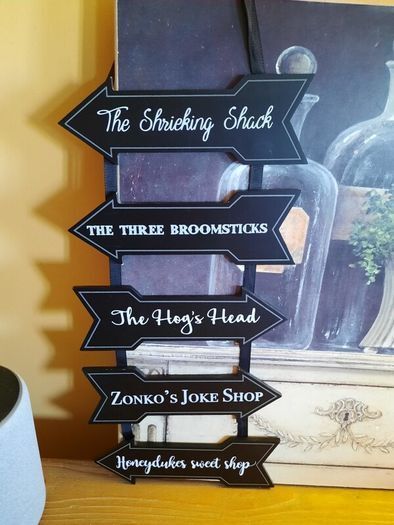Harry Potter Diagon Alley Signpost Door Hanger