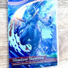 Nintendo Shadow Mewtwo Amiibo Card from the 2016 Pokken Tournament Wii U first-print run.