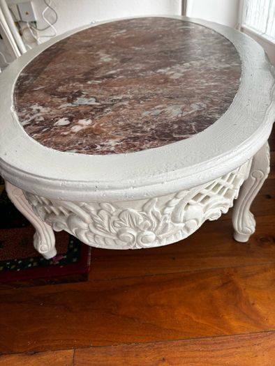 Marble top antique Coffee table